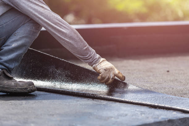 Professional Waterproofing technician working in Barrington, NJ